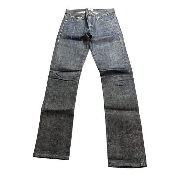 Naked and Famous Left Hand Twill Selvedge Denim Dark Skinny Guy Jeans Size‎ 30